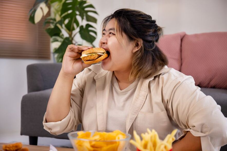 La comida chatarra conduce a la obesidad